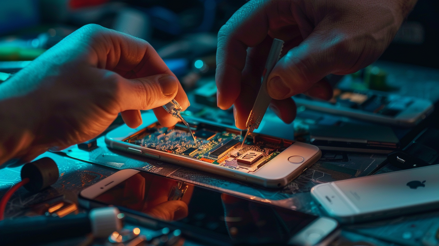 iPhone 8. Reparação como abrir o iPhone 8