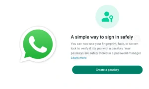 WhatsApp implementa passkeys no iOS: o fim das senhas? 2 WhatsApp passkeys no iOS