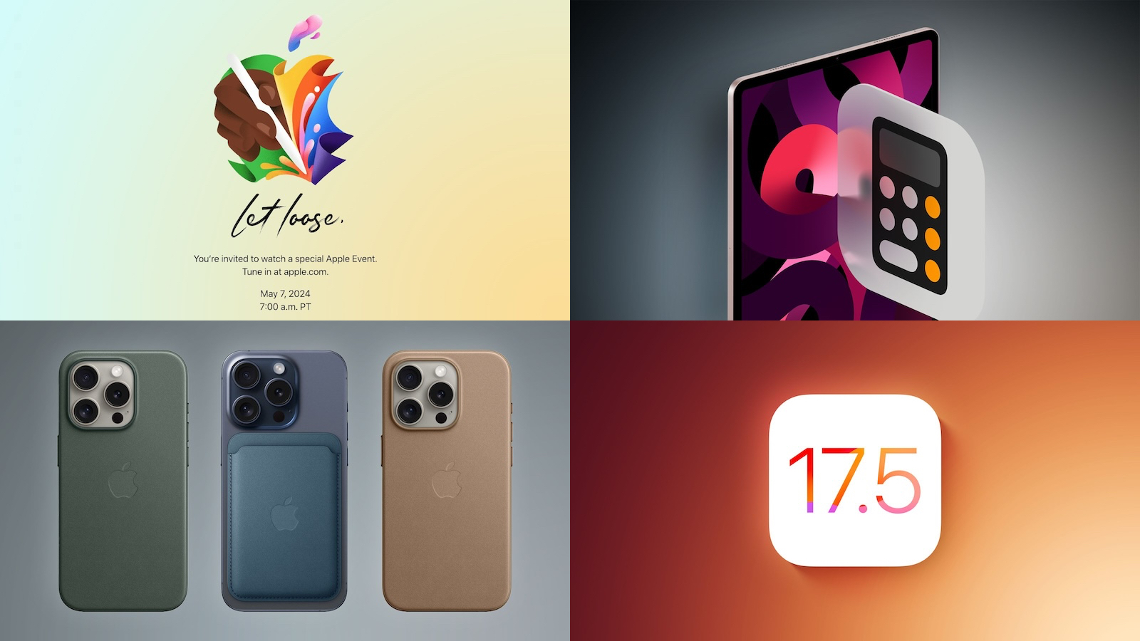 Apple Anuncia Evento "Let Loose" 34 A palavra-chave que melhor se adapta à notícia é "Apple Event".