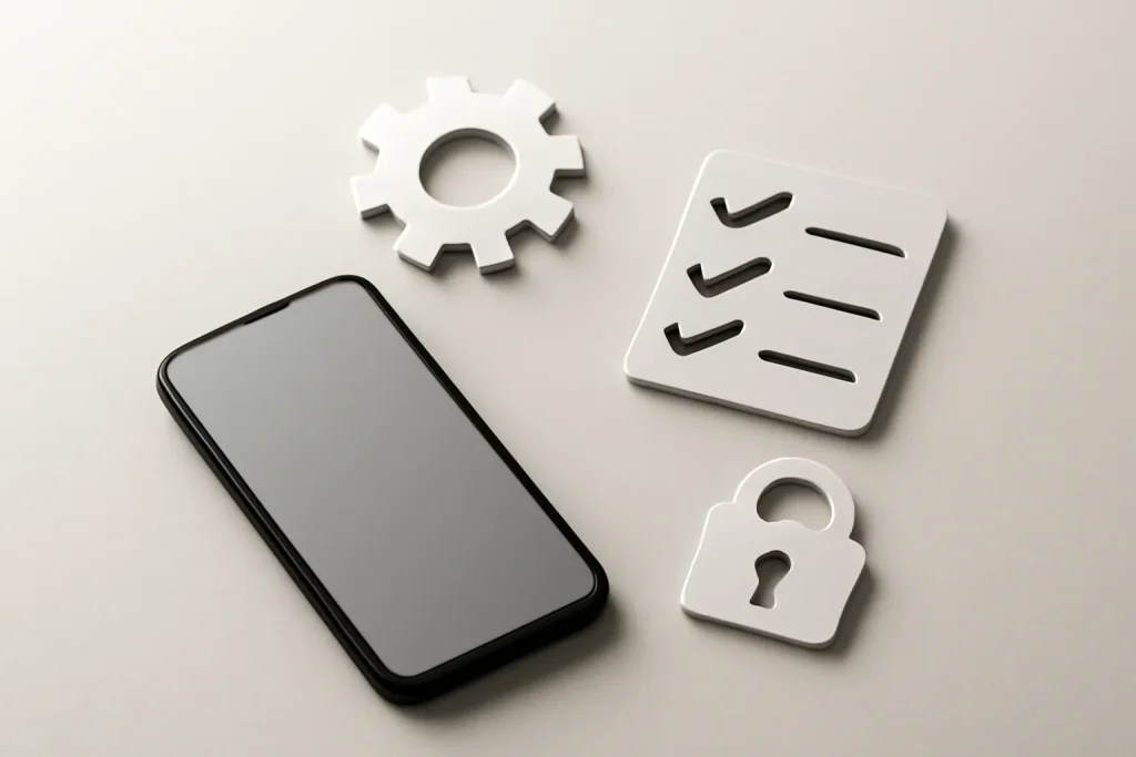 Recomendado atualizar para iOS 26.2: 26 falhas e WebKit explorado 4 Imagem minimalista de medidas práticas e decisão de atualizar para iOS 26.2.