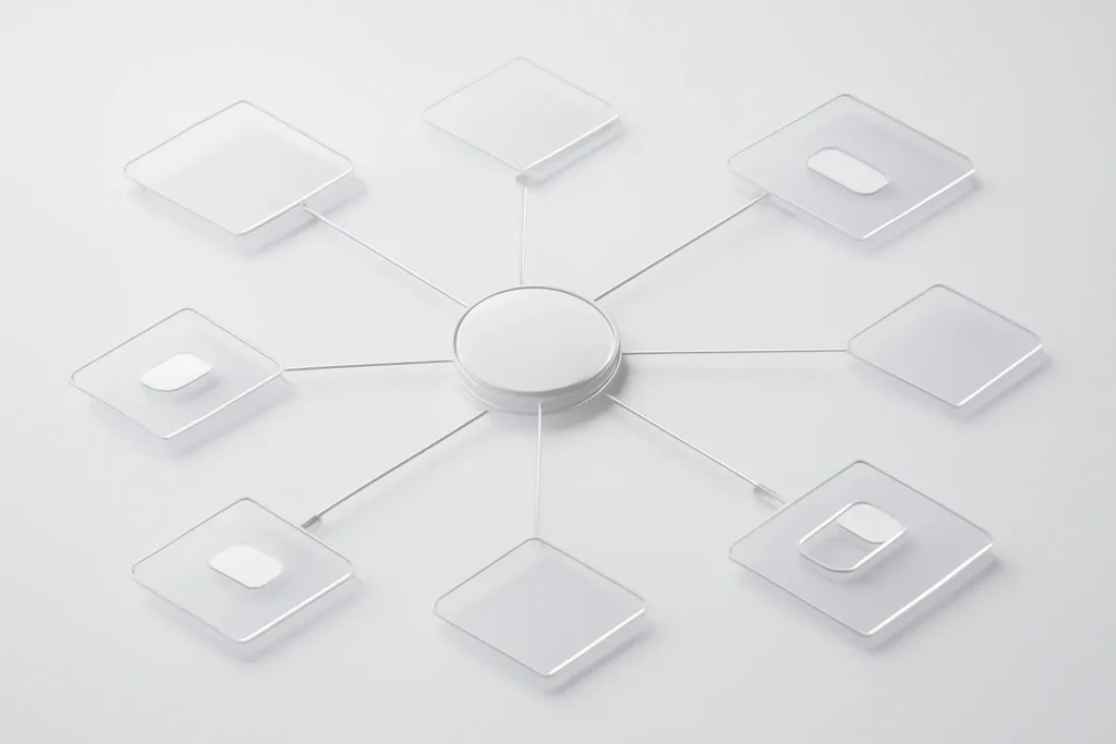 Dicas Apple Health iPhone: configurar fontes e painel no iOS 3 Metáfora visual de fontes, permissões e prioridade de dados — dicas Apple Health iPhone.