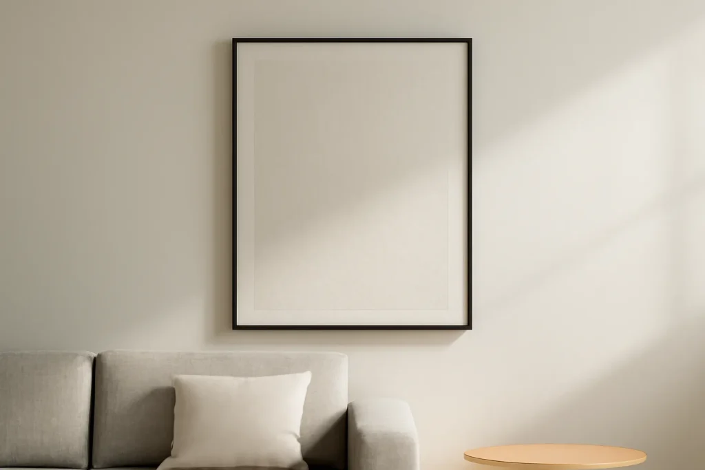 Hisense CanvasTV alternativa Samsung Frame TV: instalação simples e Art Mode convincente 2 TV em modo “quadro” na parede, conceito Hisense CanvasTV alternativa Samsung Frame TV.