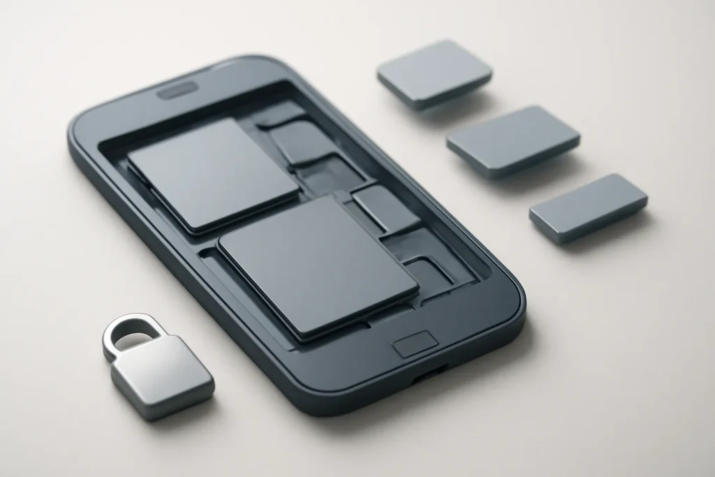 Diferenças iPhone recondicionado usado OLX: guia de compra seguro 3 Bateria, bloqueio de activação e peças em verificação.