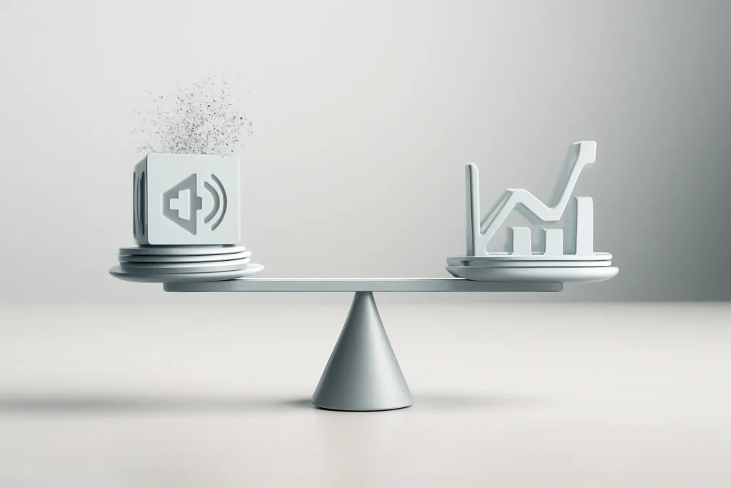 atualização Samsung Health 6.31 melhora deteção de ressonar no sono 4 Metáfora do equilíbrio na atualização Samsung Health 6.31: clipes de áudio apagados, mas métricas e gráficos mantidos.