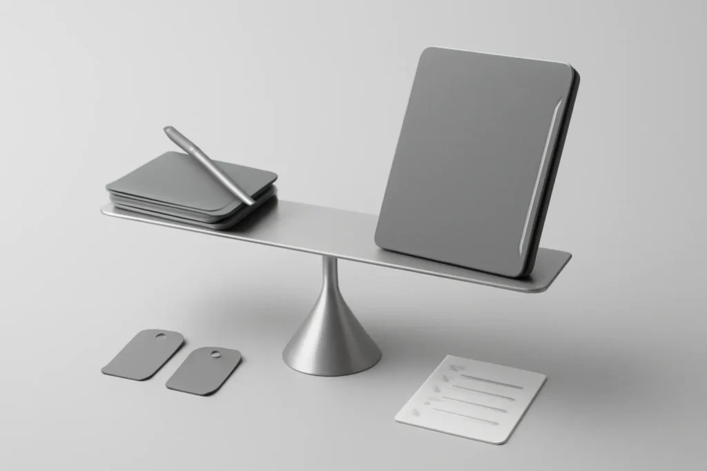 iPad Mini vs reMarkable Paper Pro Move: tablet completo ou E‑ink sem distrações 4 Decisão iPad Mini vs reMarkable Paper Pro Move: equilíbrio entre versatilidade, foco e custo total.