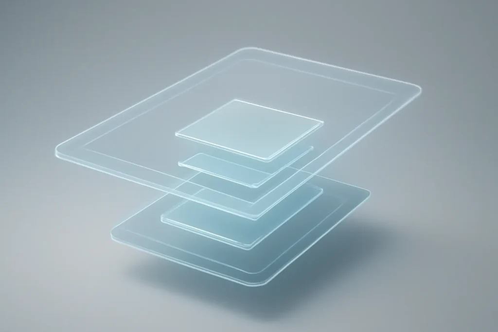 iPad bom e barato para estudantes: guia de compra e escolha 3 Ilustração abstrata de componentes internos de um tablet.