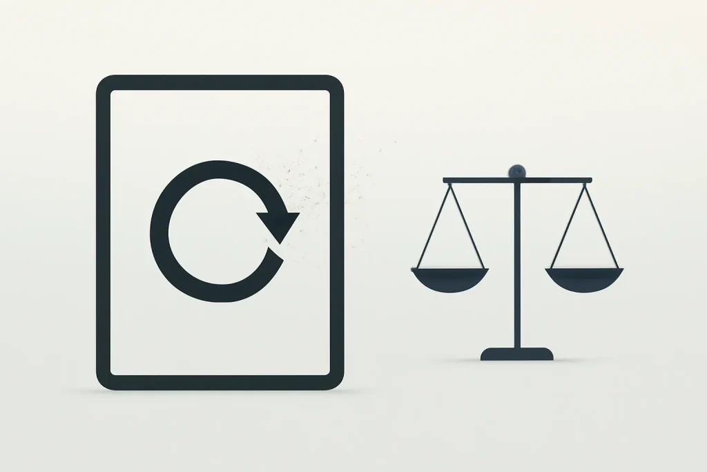 Como limpar cache do iPad: Safari, Chrome e reinício do sistema 4 Imagem conceptual sobre limpar cache do iPad e reiniciar para melhorar desempenho, com equilíbrio entre privacidade e conveniência.