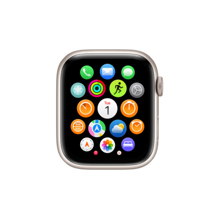 Apple Watch Series 7 45mm GPS Aluminum Case recondicionado Grau C