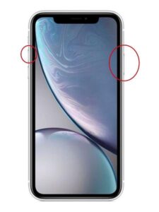 tirar print no iphone sem home button