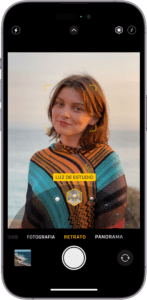 usar o modo retrato no iPhone