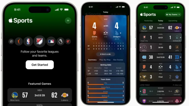 Apple Sports: La Nuova Scommessa di Apple nel Mondo dello Sport in Tempo Reale