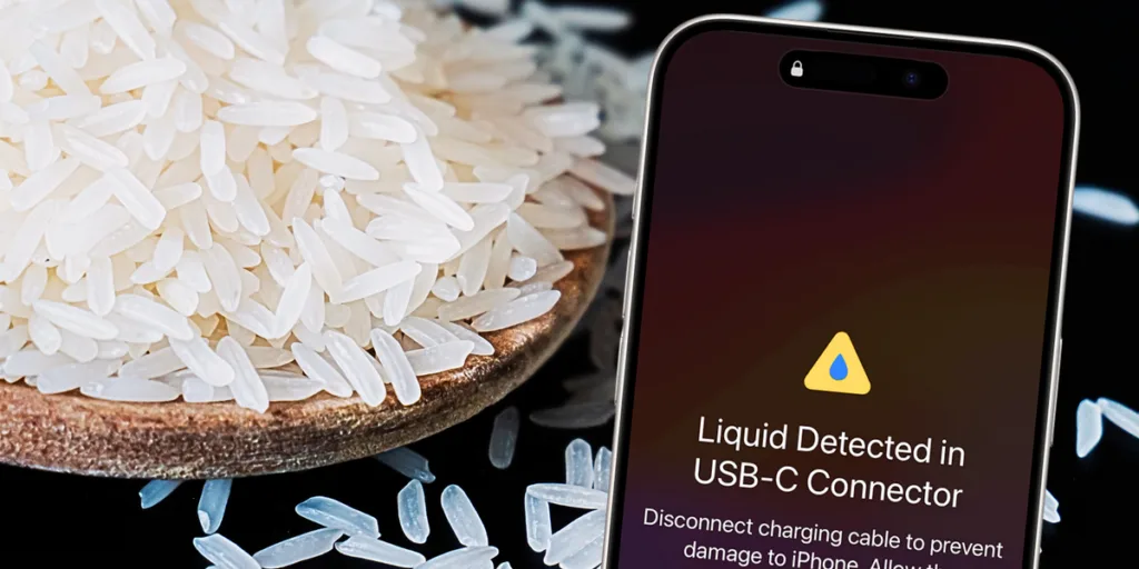 Mito Desmascarado: O Arroz Não Ajuda a Absorver Água do iPhone 2 Arroz Não Ajuda a Absorver Água do iPhone