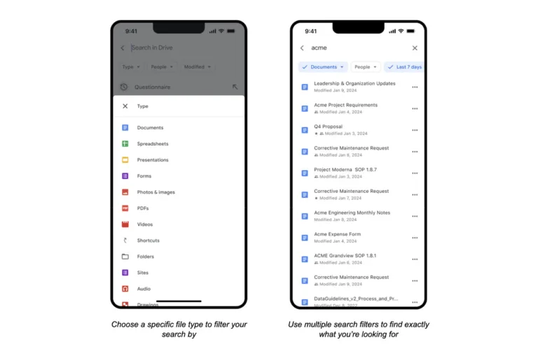 Nouvelle fonctionnalité Google Drive pour iOS