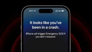 A palavra-chave relevante para esta notícia é "Tecnologia de Detecção de Acidentes da Apple".