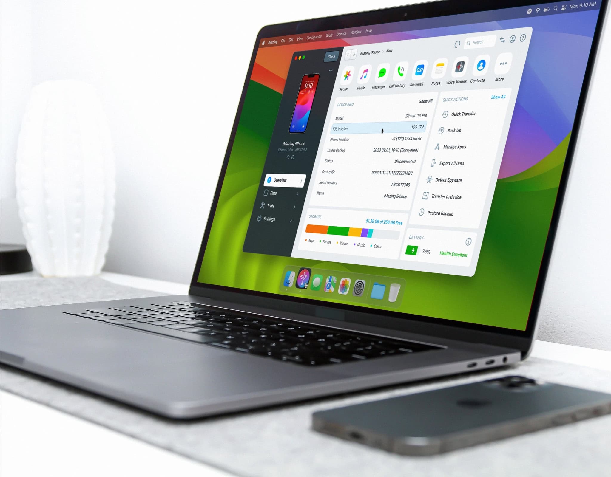 A palavra-chave que melhor se adapta à notícia é "iMazing 3".