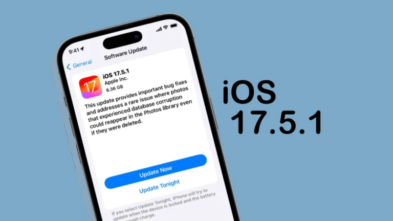 iOS 17.5.1 corregge il bug delle immagini eliminate