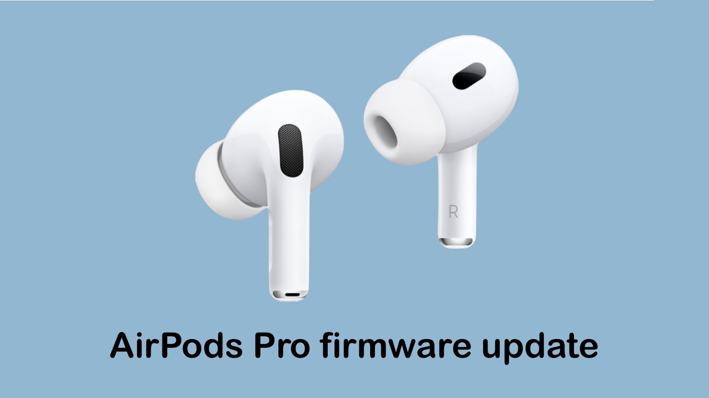 A palavra-chave que melhor se adapta à notícia é "atualização de firmware AirPods Pro".