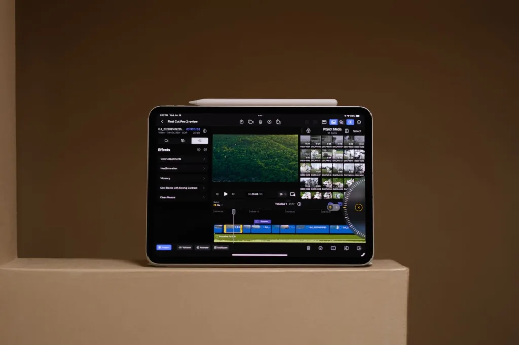 Apple Lança Atualização do Final Cut Pro para iPad com Novos Recursos e App Dedicada para iPhone 2 Final Cut Pro para iPad.