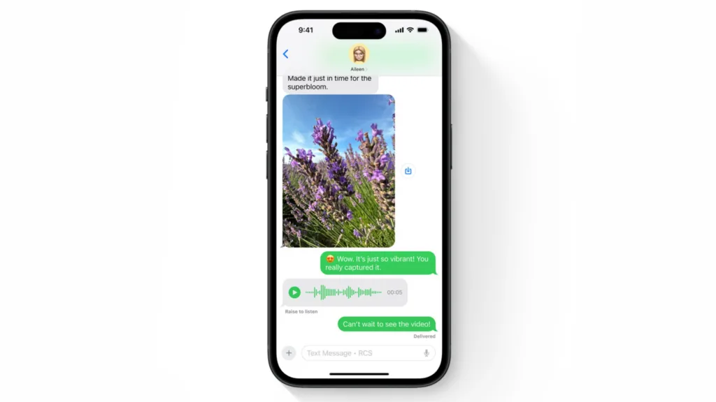 Apple lança suporte RCS no iOS 18: Melhoria nas Mensagens 2 tecnologia RCS.