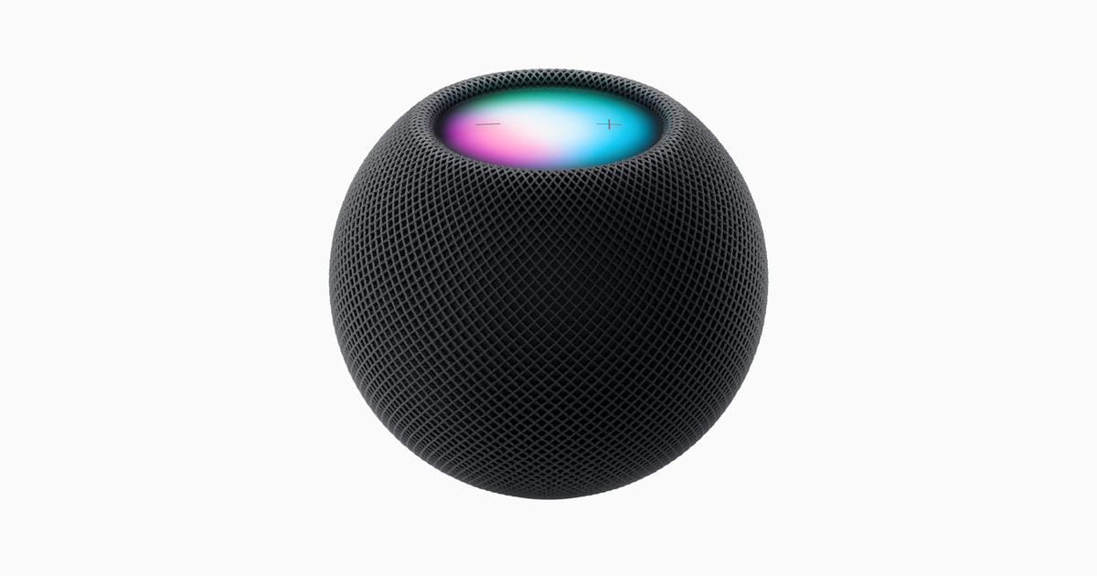 A palavra-chave que melhor se adapta à notícia é "HomePod mini Midnight".