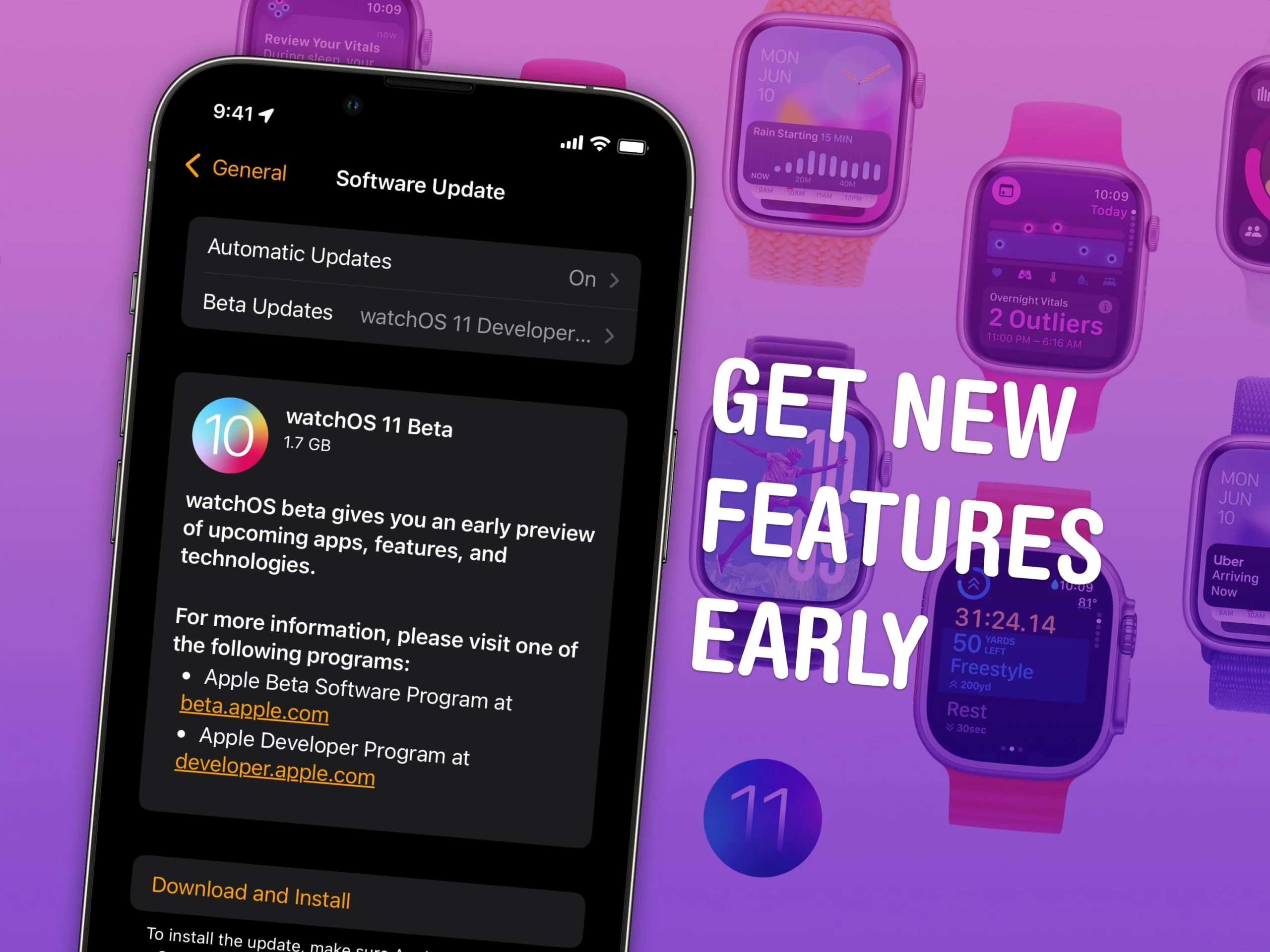 A palavra-chave que melhor se adapta à notícia é "watchOS 11".