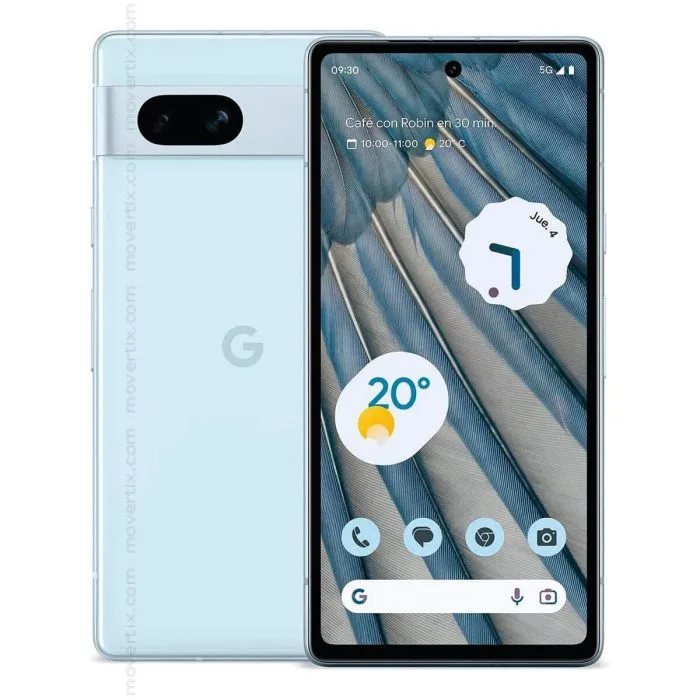 Google Pixel 7a 5G 128GB Azul recondicionado Grau B, Grade AB