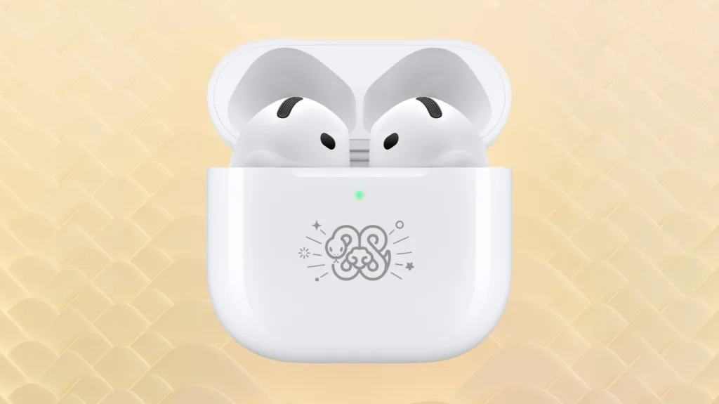 Apple lança AirPods 4 edição limitada para celebrar o Ano da Serpente 2 AirPods 4 "Ano da Serpente"