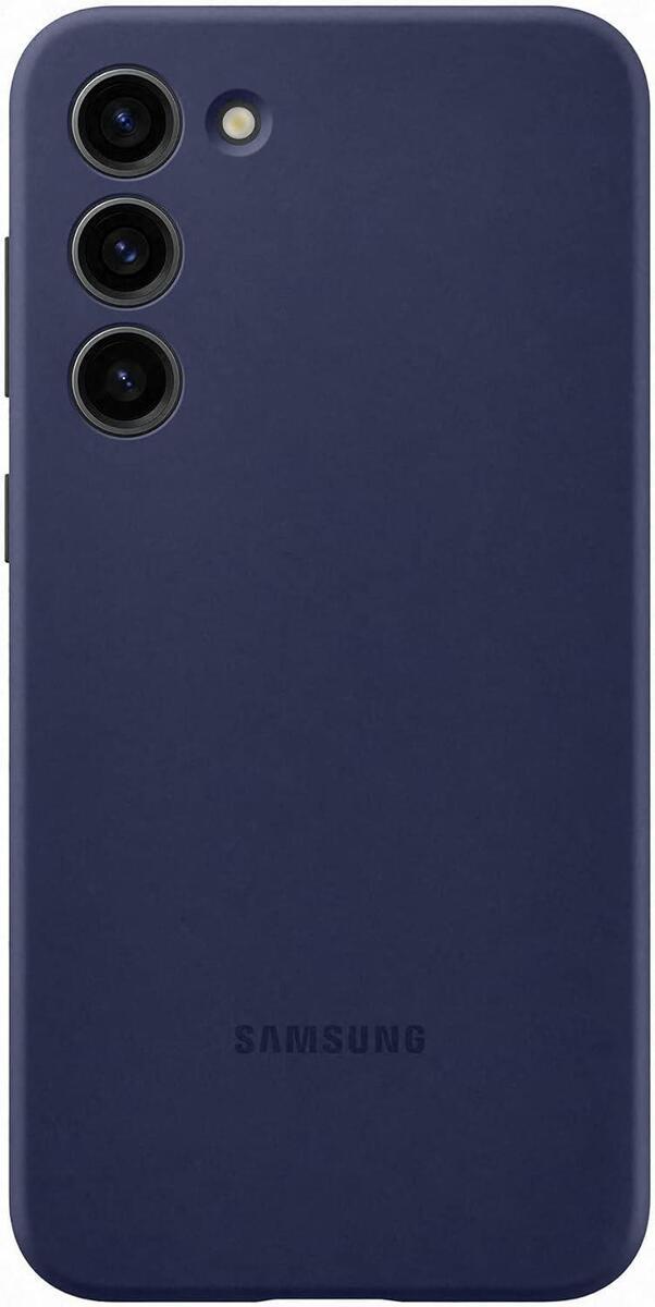 Samsung Galaxy S23 Plus – Capa de Silicone – Azul Escuro / Grade Premium