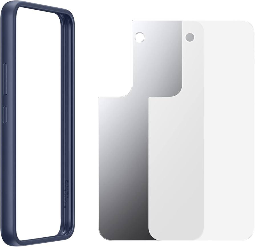 Samsung Galaxy S22 – Capa Frame – Azul Marinho / Neuf