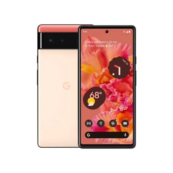 Google Pixel 6 5G 128GB — Coral — Grau C
