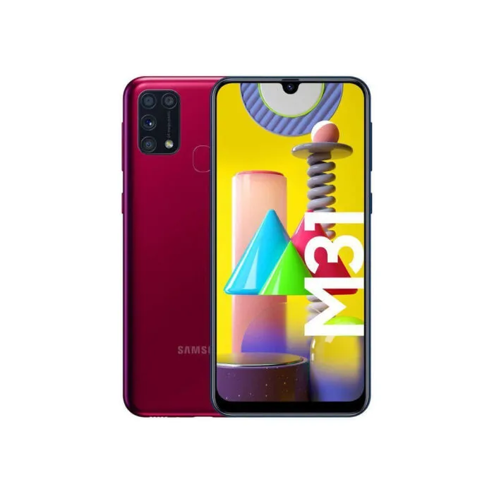 Samsung Galaxy M31 64GB M315F DS — Vermelho — Grau BC