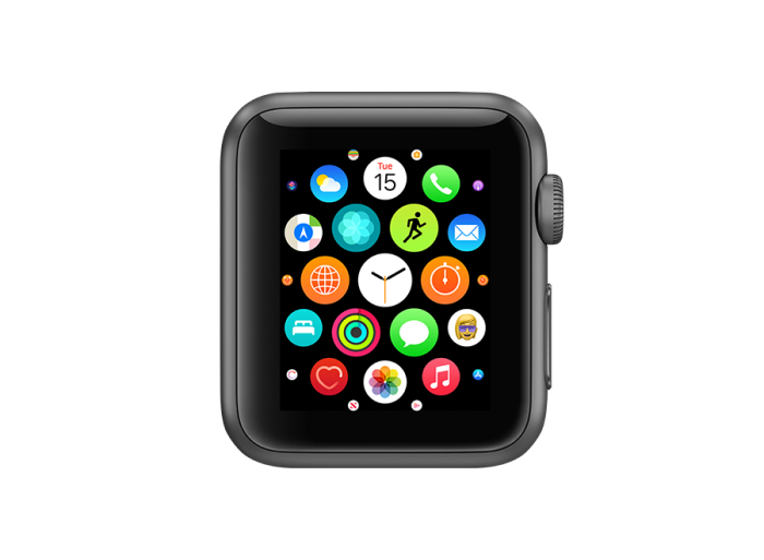 Apple Watch Series 3 42mm GPS+Cellular Aluminum Case (Sem Bracelete) / Grade C