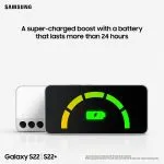 Samsung Galaxy S22 5G 128GB S901B DS / Hvid / Klasse C Plus