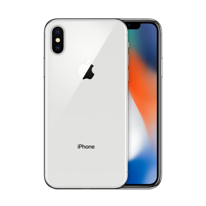 Apple iPhone X 64GB / Prateado / Grau C