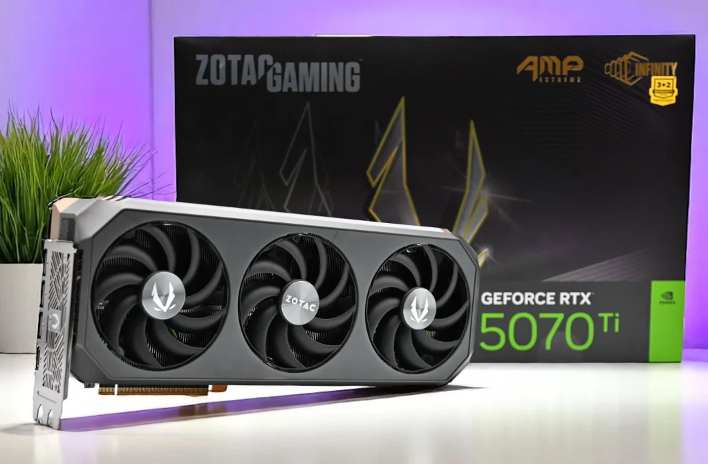 Zotac GeForce RTX 5070 Ti | iOutlet 2 Conheça a Zotac GeForce RTX 5070 Ti: Performance Inigualável