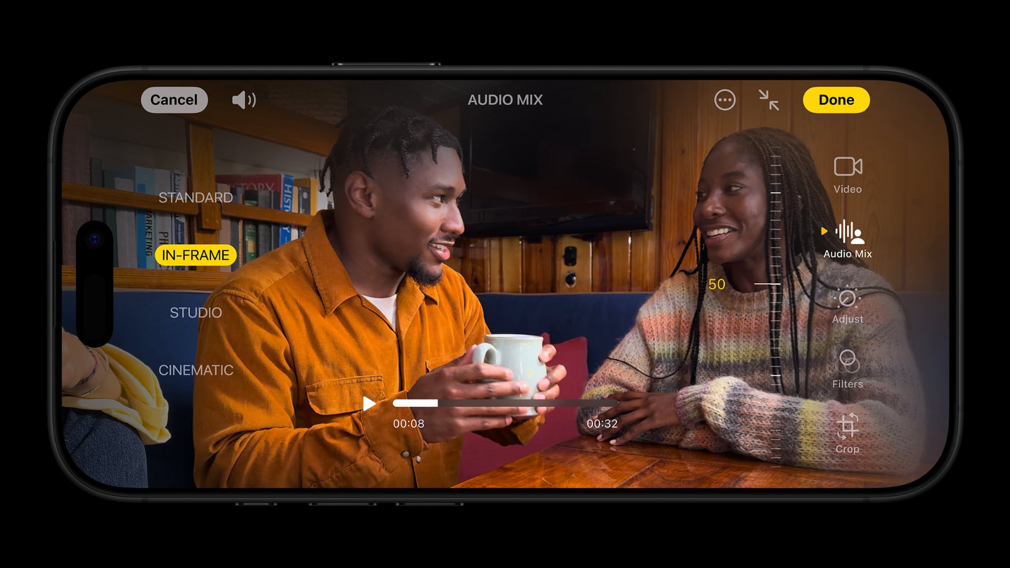 Melhore seus vídeos: editar áudio no iPhone 16