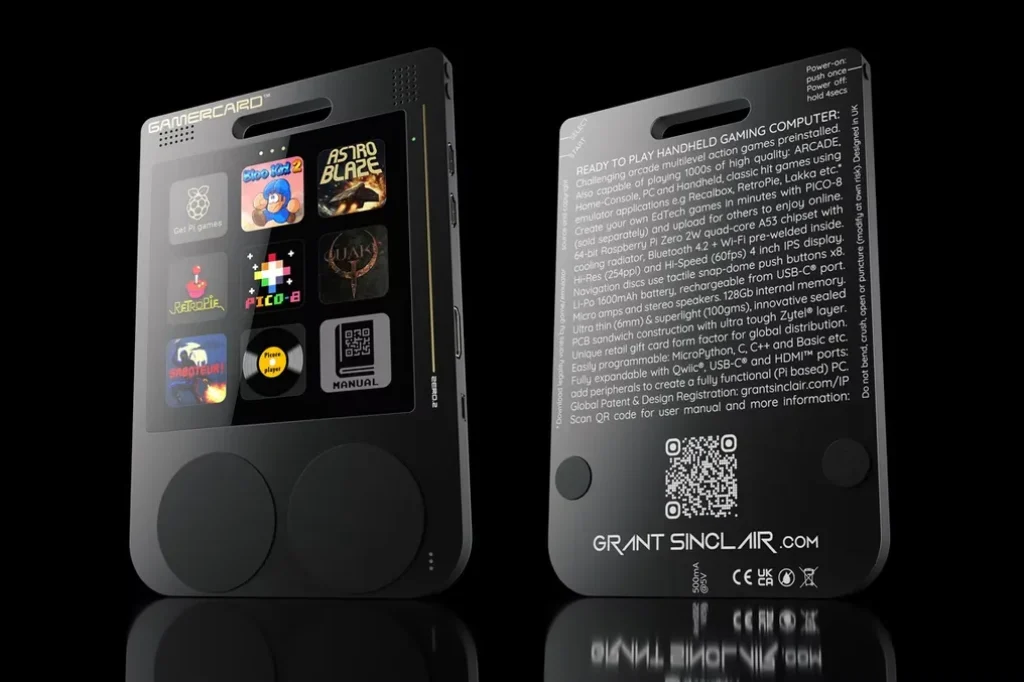 GamerCard: a nova console portátil Raspberry Pi que vai surpreender