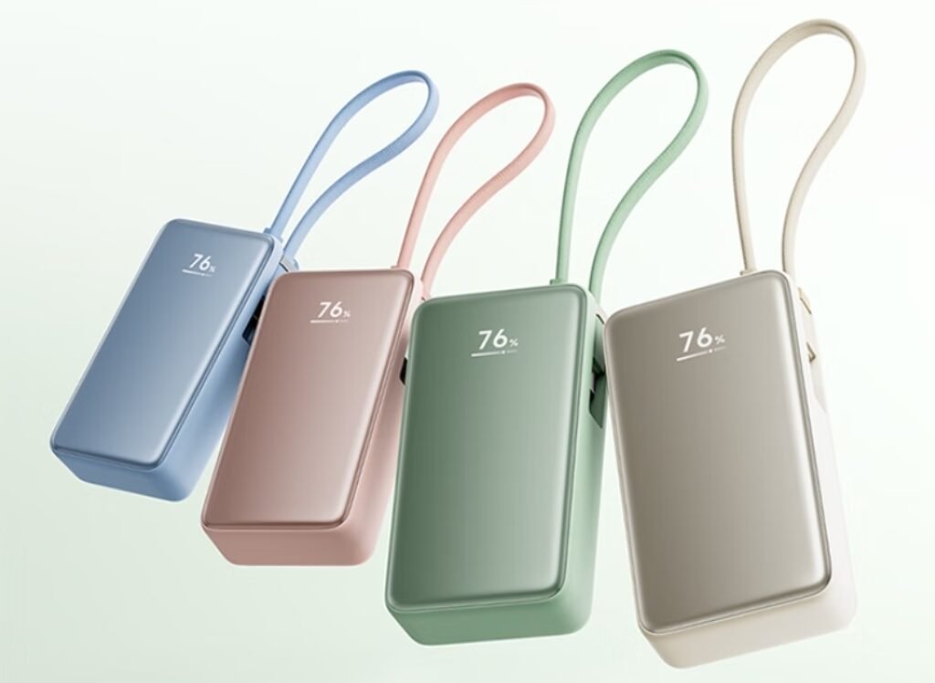 Power bank Xiaomi 10000mAh: portátil e com ecrã integrado