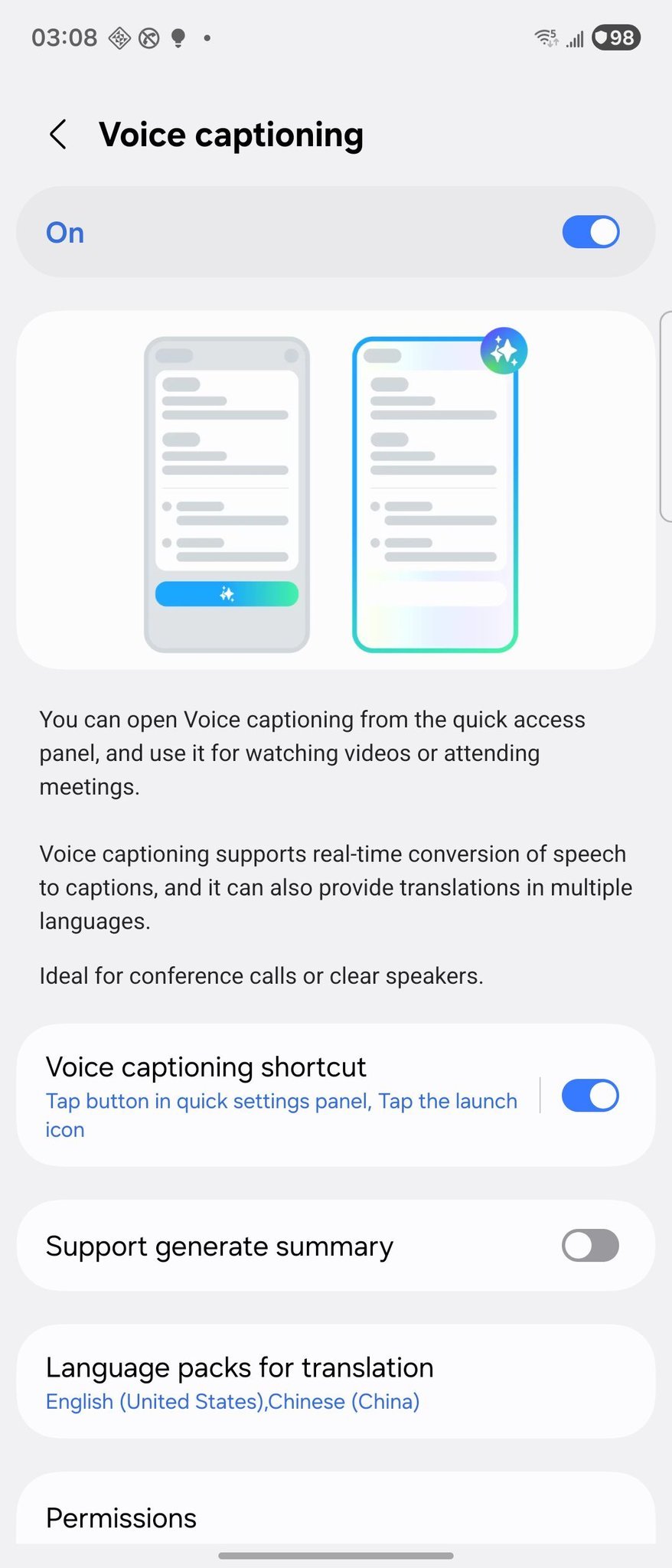 Subtitulado de voz en One UI 8 7 Samsung prepara lançamento da One UI 8 com Voice Captioning