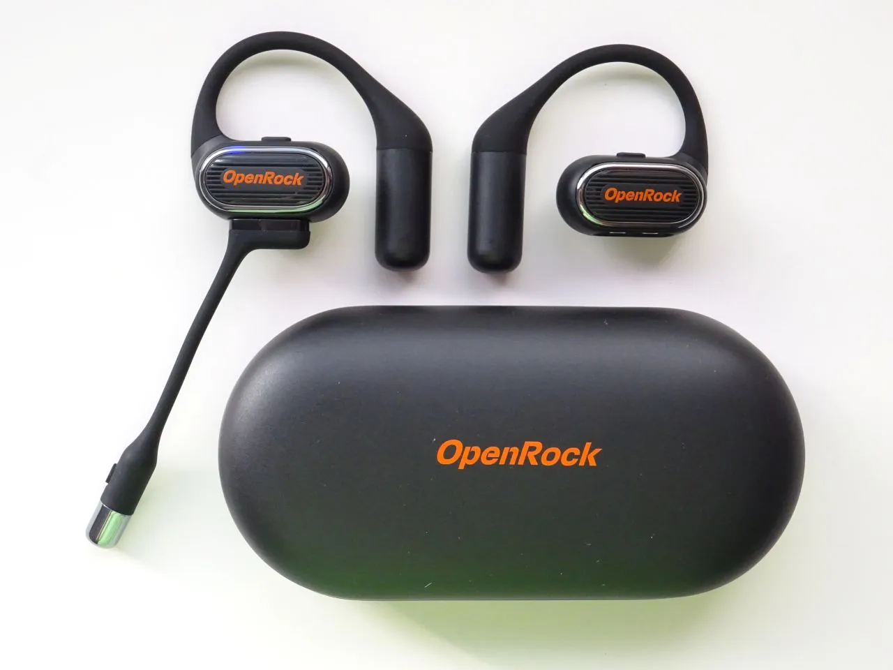 Auriculares abertos para transcrição | iOutlet 19 Auriculares OpenRock Link 20: Ideais para chamadas, limitados na música