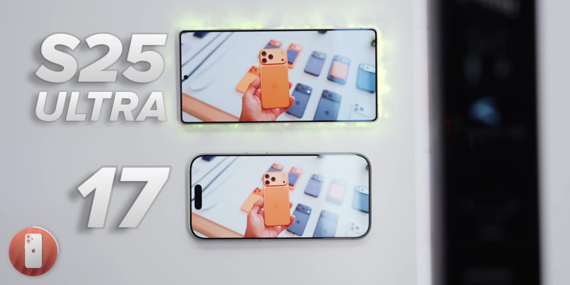 Galaxy S25 Ultra e iPhone 17: A Batalha dos Reflexos na Tela