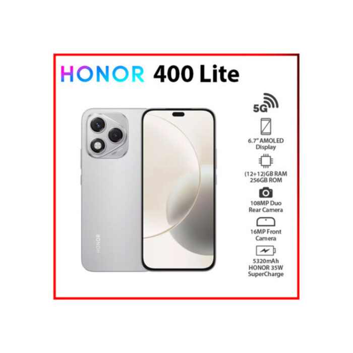 Honor 400 Lite 5G 256GB Cinzento recondicionado Grau BC