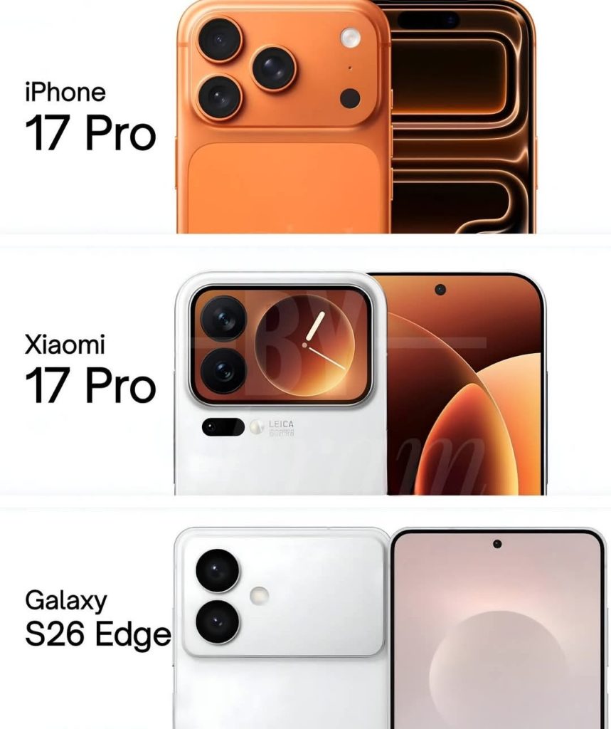 Comparação smartphones 2025 2026 | iOutlet 2 Comparação smartphones 2025: iPhone 17 Pro vs Samsung S26 Edge