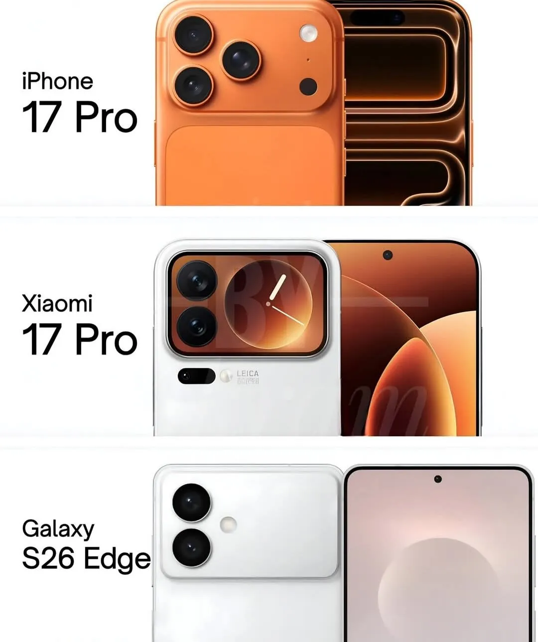 Confronto smartphones 2025: iPhone 17 Pro vs Samsung S26 Edge