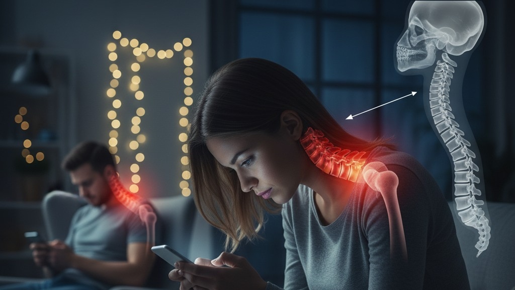 Dor no pescoço smartphone: o alerta dos especialistas jovens