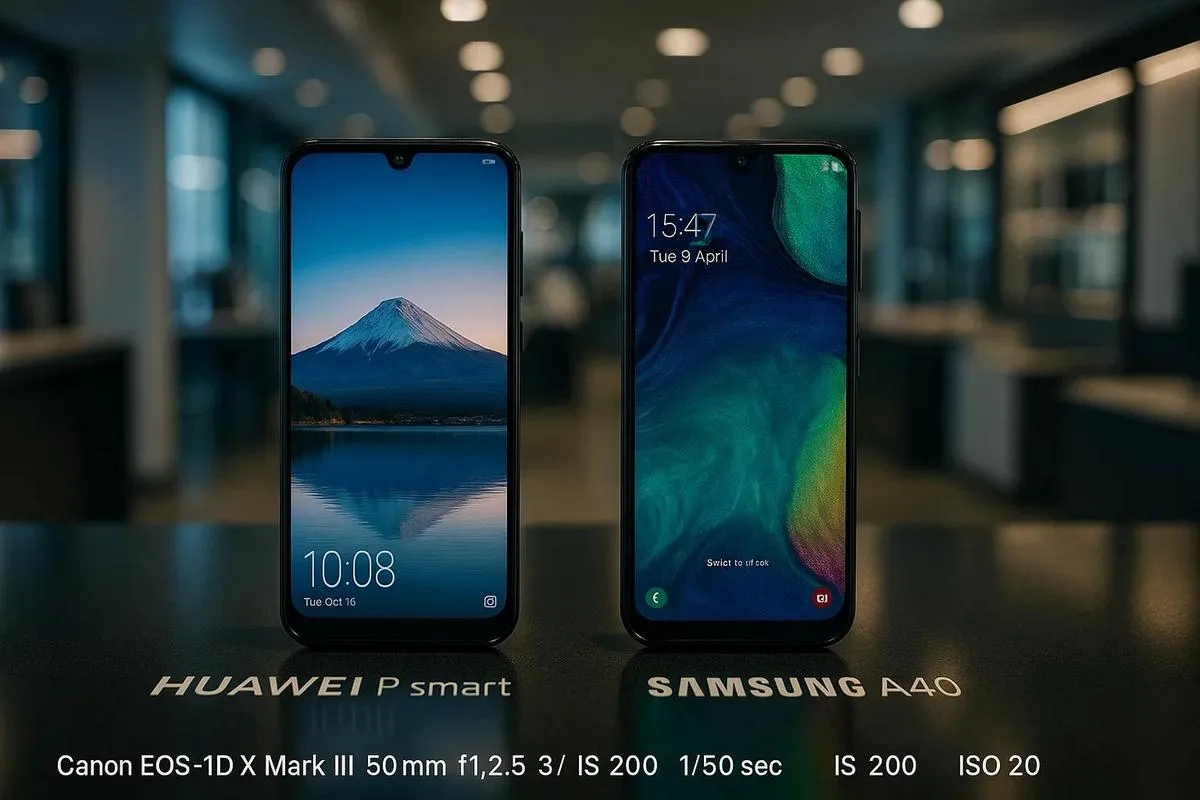 Huawei P Smart 2019 vs Samsung A40: Qual é melhor? 1