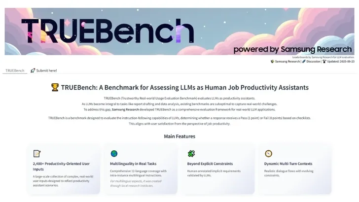 Benchmark de Produtividade AI | iOutlet 17 Samsung Lança TRUEBench: O Novo Benchmark de Produtividade AI