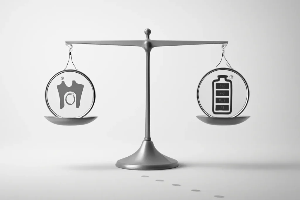 Balança entre precisão e autonomia na decisão Apple Watch SE 3 vs Amazfit Active Max.