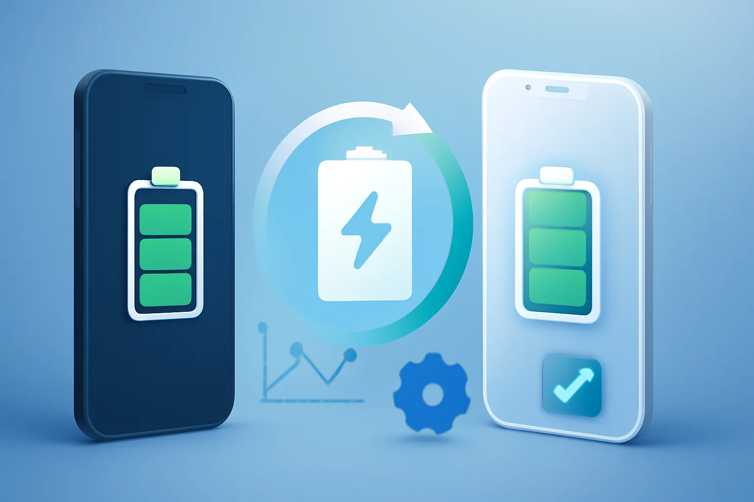 Gestão de bateria Android vs iPhone: software, carregamento e apps