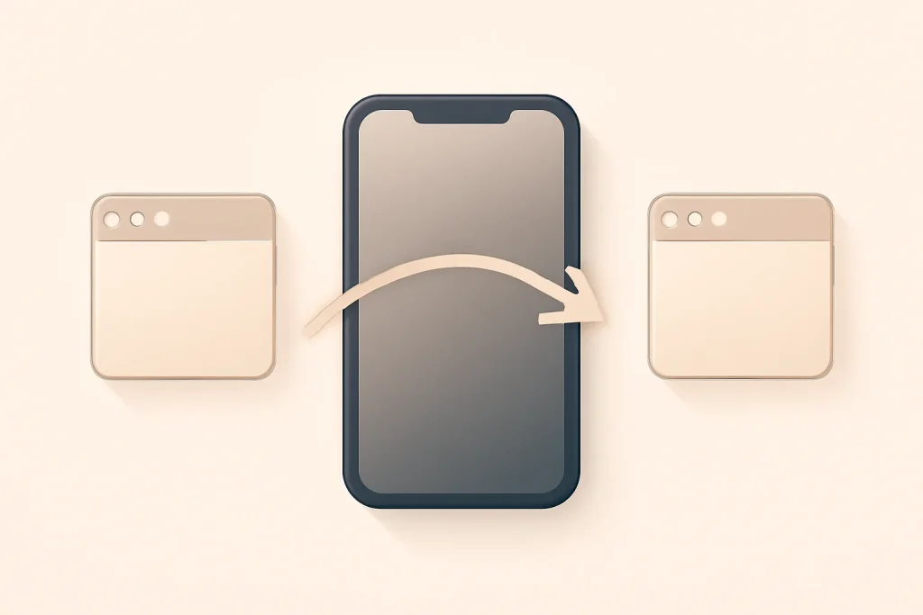 Chrome beta v145 permite importar dados do Safari no Chrome iOS no iPhone 2 Ilustração simbólica de importar dados do Safari no Chrome iOS num iPhone, com transferência entre dois browsers genéricos.